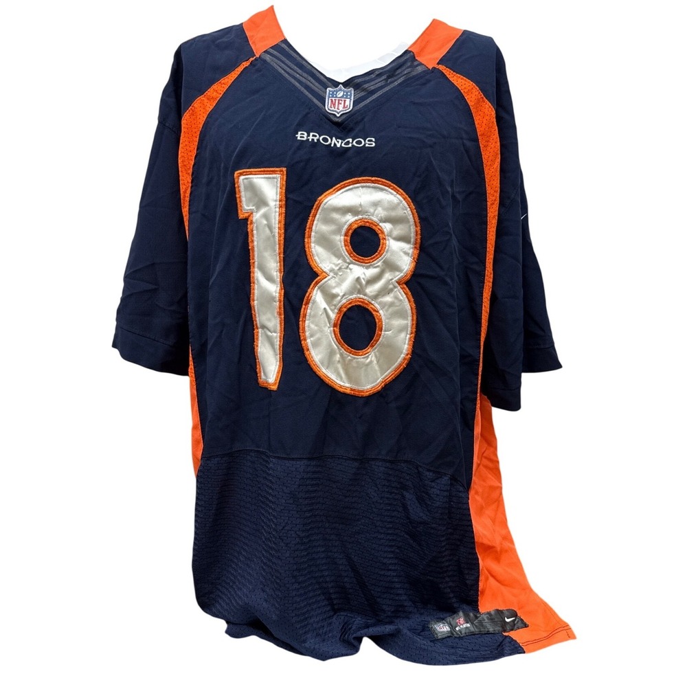 Nike‎ Peyton Manning Jersey XXL Denver Broncos #18 On Field Stitched Read Desc.